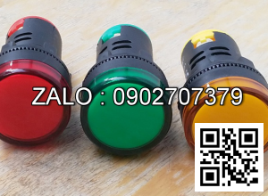 Đèn báo pha xanh phi 22, 12V