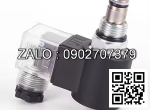 Van điện từ Hydraforce 24VDC, đường kính ngoài 33mm, đường kính trong 13mm (đường kính thân van 12mm), chiều dài 37mm