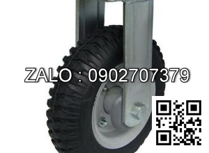 Bánh xe đẩy cao su lốp hơi HBH200 khóa phi 205x56mm