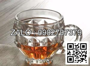 Bộ 6 cốc thuỷ tinh ZB231 nhiều hoạ tiết (Kiện 12 bộ)