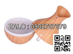 Máy xông tinh dầu vân gỗ hình lọ hoa (Kiện 120 bình)