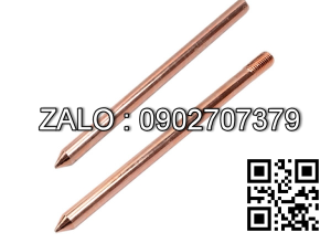 Cọc tiếp địa thép mạ đồng đặc chủng D14.2