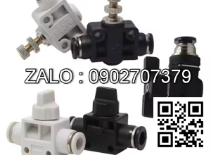 Van tiết lưu khí nén SMC Kiểu HVFF04, HVFF06, HVFF08, HVFF10, HVFF12