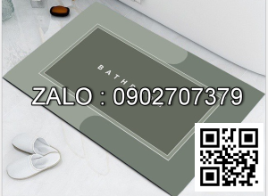 Thảm chà chân silicon hình chữ nhật nhiều hoạ tiết (Kiện 60 cái)