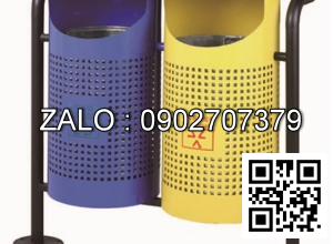 Thùng rác đôi ngoài trời A78-S