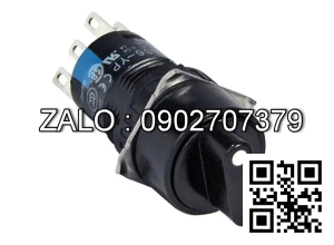 Cong Tac Xoay Chieu 2 Vi Tri phi 16 Detail : -Cong Tac Xoay Chieu 2 Vi Tri 1NO+1NC Phi 16mm (Tham khao Cong Tac Xoay Chieu Type:AS6M-2Y2C, NSX: Idec)