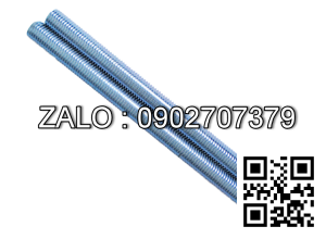 Cây ty ren mạ kẽm M8 dài 1m