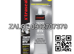 Keo dán ron xám X’traseal 750°F Gray(xám) RTV Silicone 85gr/túp