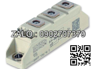 Bộ chỉnh lưu cau SKD 60/16 B6U, Semikron