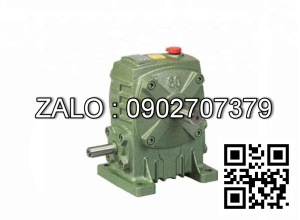 Hộp giảm tốc dạng đứng trục vít - bánh vít Yushen vỏ gang , size : 80 , tỉ số truyền 1/50 Cốt vào( cốt nhỏ) nằm dưới Model : WPA