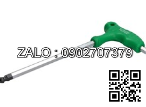 Chìa vặn lục giác bi TOPTUL 2mm cán bọc
nhựa Mạ crom AGCA0215