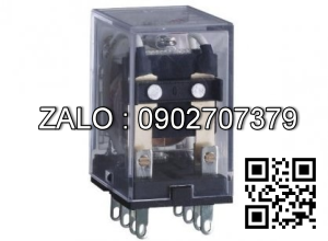 Relay trung gian 14 chân dẹp nhỏ Chint JZX-22FD/4Z-24VAC