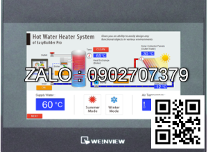 Màn hình điều khiển lô hồ 2 tầng, code: TK6070iQ, input 24VDC, NSX: Weinview