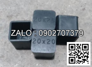 Nút cao su bọc chân ghế vuông 20x20mm