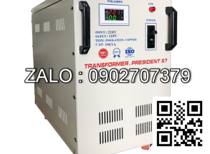Cách ly 1P 220V/110V 10KVA-Thông Dụng