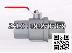 Van khóa nước nhựa răng ngoài tay gạt nước nhựa màu xanh 160