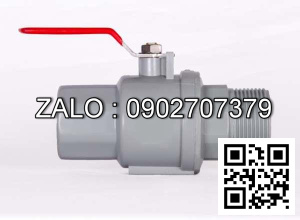 Van khóa nước nhựa răng ngoài tay vặn màu xanh 21 Đồng Nai