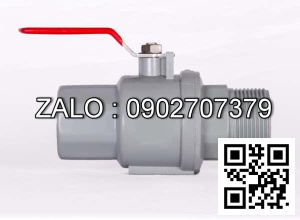 Van khóa nước nhựa răng ngoài tay vặn nước nhựa inox màu xanh 49 Đệ Nhất