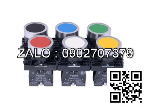 Nút nhấn vàng có đèn XB4BW35B5, 24V