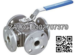 Van bi Inox ren trong 4 ngã DN50