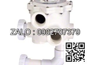 Van bi nhựa PVC ren trong và ren ngoài 4 ngã DN40