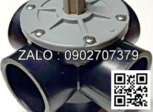 Van bi nhựa PVC ren ngoài ỏ giữa 4 ngã DN30