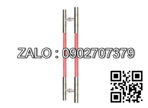 TAY CỬA KÍNH MICA – SỌC ĐỎ