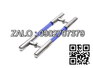 TAY CỬA KÍNH MICA – SỌC XANH