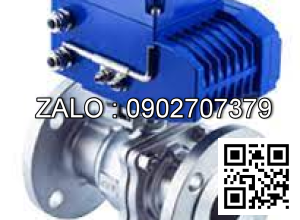 Van bi inox điều khiển điện mặt bích 2 ngã DN35