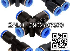 Đầu nối khí nén inox 304, KQB2H12-04S