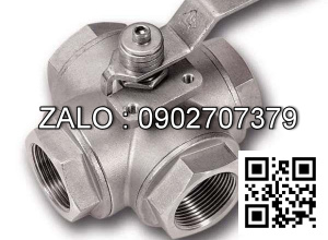 Van Inox 4 ngã ren trong Ø 140