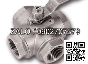 Van Inox 4 ngã ren trong Ø 180