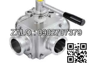 Van Inox 4 ngã không ren Ø 42