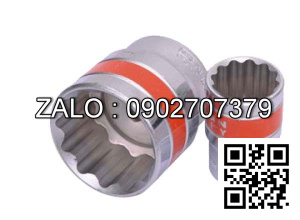 Đầu tuýp 12 cạnh(12PT) Asaki 1/2x21mm AK-6583