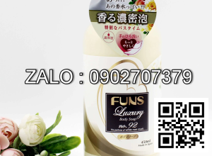 Sửa tắm làm sáng da hương thảo mộc FUNS (Kiện 12 cái)