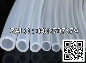 Ống Silicone Chịu Nhiệt Trắng Đục Phi 25Mm - 27Mm