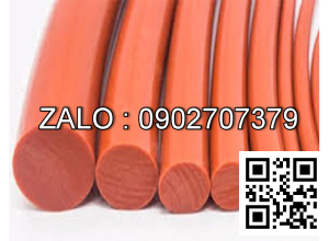 Dây silicon tròn đặc chịu nhiệt phi Ø6