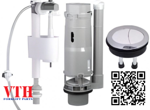 Bộ xả bồn cầu Caesar 2 khối FP826A 2 nút nhấn