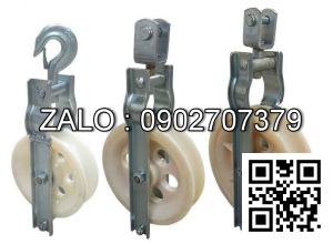 Puly nhựa kéo cáp ĐK 320x60mm