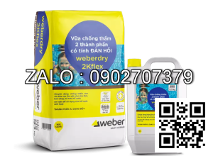 Vữa chống thấm gốc xi măng Weberdry 2Kflex