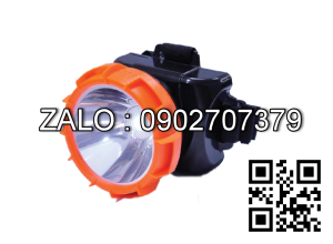 Đèn Pin Đội Đầu ( Pin Sạc, Đen - Cam, 1W )