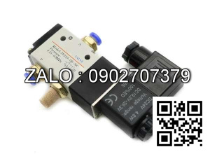 Van bi điện điều khiển thau lắp ren ngoài 3 ngã DN135