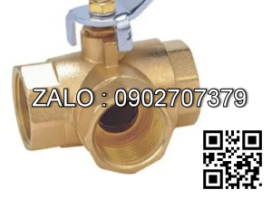 Van khóa nước thau răng trong RT tay gạt màu đỏ 90