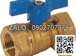 Van khóa nước thau tay vặn Inox màu trắng 90