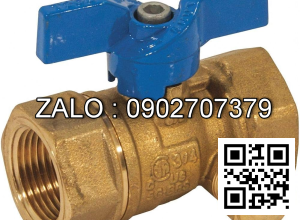 Van khóa nước thau tay vặn Inox màu xanh 200