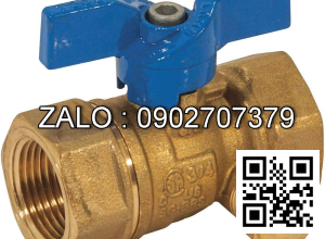 Van khóa nước thau tay vặn Inox màu đỏ 168