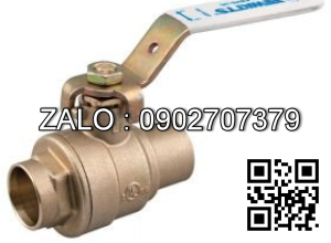 Van khóa thau răng trong RT tay gạt Inox màu xanh 90