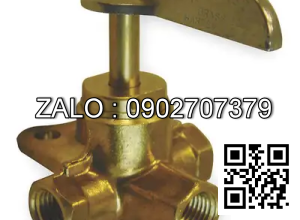 Van khóa thau răng trong RT tay vặn màu trắng 160