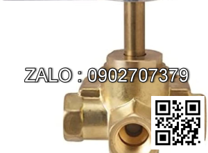 Van khóa thau răng trong RT tay vặn màu xanh 140