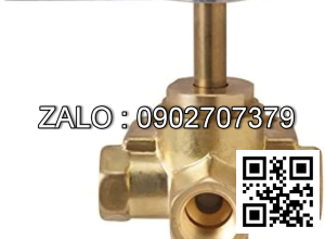 Van khóa thau răng trong RT tay vặn màu xanh 168